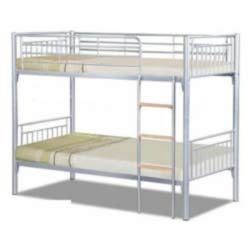 S.S. Pipe Folding Bunk Bed