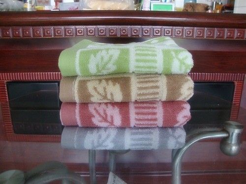 100% Cotton Bright Color Jacquard Towel