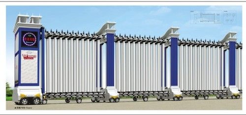 Electric Industrial Retractable Gate Juhang 705A