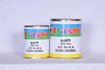 Flash Enamel Jet Black / Matt Black Paint (Shell Finish)