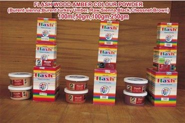 Flash Wood Polish Amber Powder