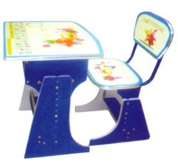 Kids Desk And Chair - Durable Wood Construction, Ergonomic Design for Comfort and Safety