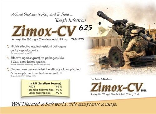 Zimox-CV-625 Tablets