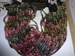 Multi Tourmaline Cut Beads