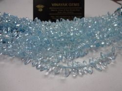 Blue Topaz Marquis Cut Shape Beads