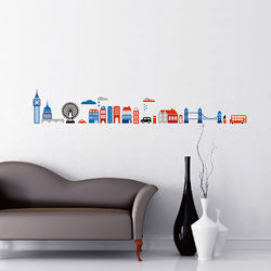 City Sightseeing Wall Stickers