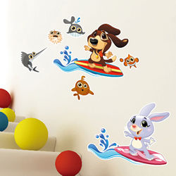 Go Surfing Wall Sticker