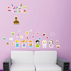 Happy Birthday Wall Stickers