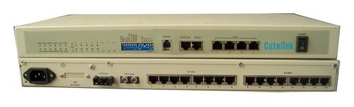 Vlan Snmp Optimux Fiber Modem (8e1+5gigabit Ethernet+Rs232+Ow)