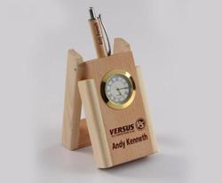 Folding Wooden Pen Stand