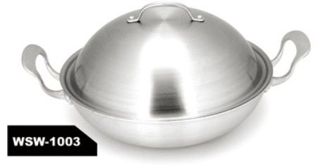 Tri-ply Stainless Steel Wok