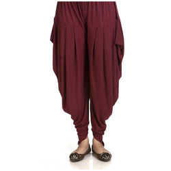 Fuchsia Plain Readymade Dhoti