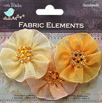 Fabric Flowers Frill Fancies Vintage (3pcs Pbci Be Lb)