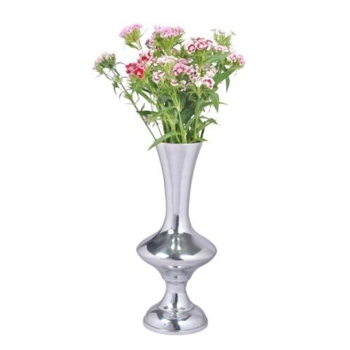 Polished Aluminum Vases