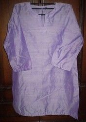 Cotton Silk Tunic - Lavender