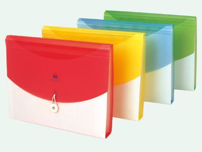 Expanding File - Durable PP Material, Various Sizes and Styles Available