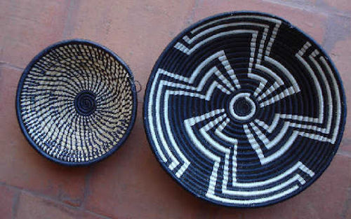 Handmade Tribal Grass Baskets