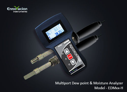 Multiport Portable Moisture And Dew Point Meter For Oil And Gas