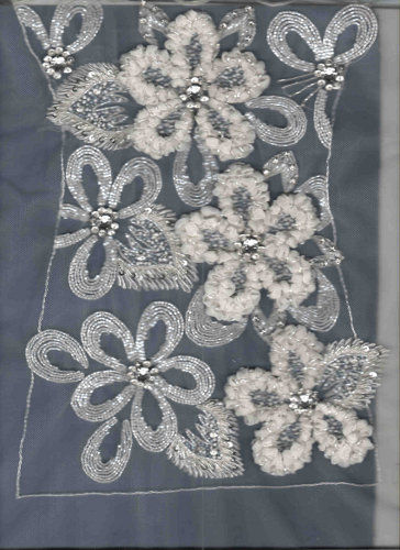 embroidered bridal wear