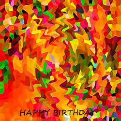 Colourful Birthday Card