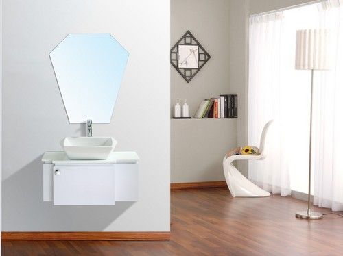 White Color Bathroom Cabinets