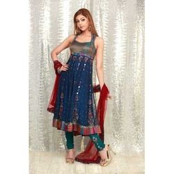 Blue Anarkali Suit