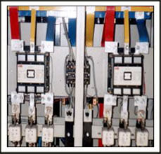 Automatic Transfer Switch Panels - 4-Control Circuit Fuses, 3/4 Pole Automatic Changeover Switch | Mains and Generator Load Switching, Internal Electrical Interlock, Control Terminals