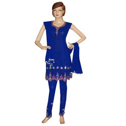 Blue Churidar Suits