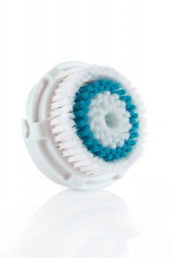 सफेद और नीले रंग के साथ मल्टी क्लैरिसोनिक स्किनकेयर ब्रश हेड