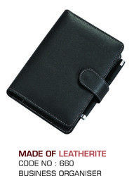 Business Organizers - Premium Leather Construction , Elegant Design for Professional Use, Ample Space for Cards and Currency