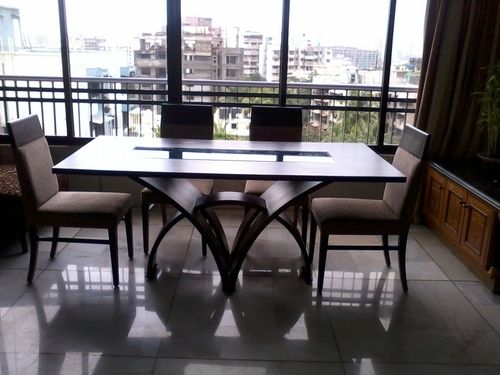 Modern Wooden Dining Table With Chairs