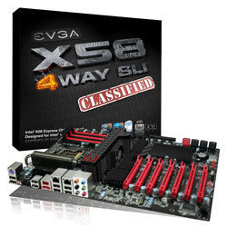  मदरबोर्ड EVGA X58 क्लासीफाइड 4-वे SLI 