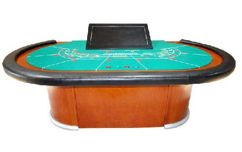 Solid Wood Poker Baccarat Table