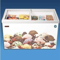 Semi-Automatic Glass Top Freezer