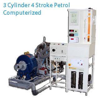 Three Cylinder 4 Stroke Petrol Engine Test Setup