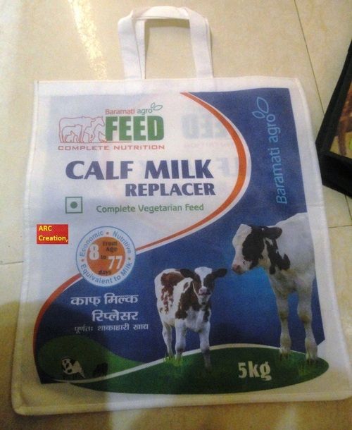 Non Woven 4 Colour Printed Carry Bag For Milk Dairy