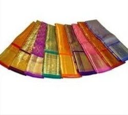 Pure Silver Gold Zari Silk Georgettes Sarees