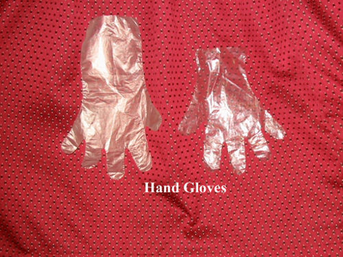 Polythene Plastic Hand Gloves