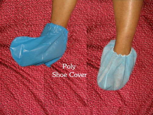 Polythene Plastic Shoe Covers