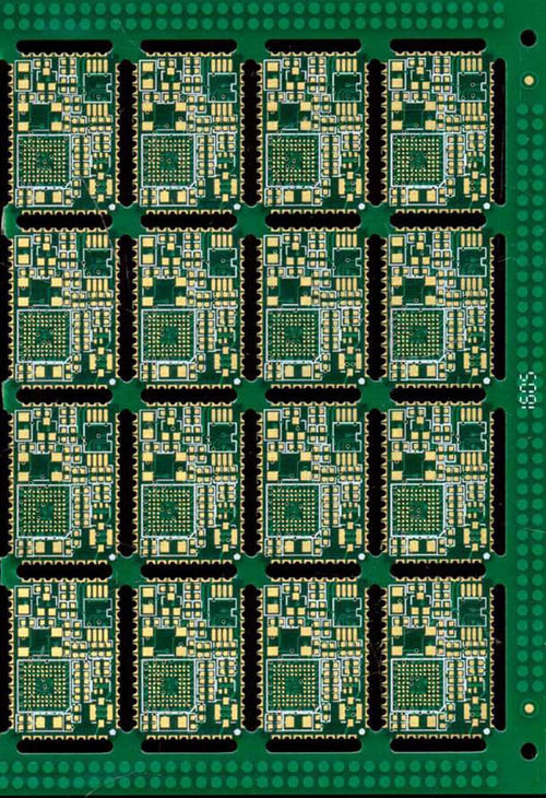 Flash Gold Plating with Peelable Mask Double Side PCB