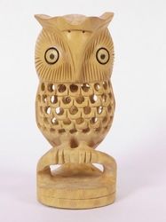 Wooden Handicraft Owl