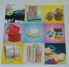 Various Strogn Plastic Ligthweight Adhesive Tape Rolls For Packaging And Sealing