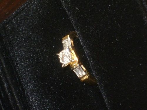 Diamond Ring In 18Kt Gold