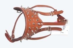 Leather Dog Harness Studds