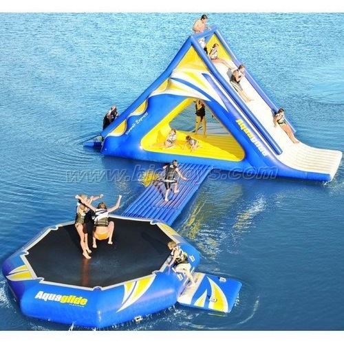 Inflatable Jump Trampoline And Slide