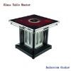 Glass Table Heater With Induction Cooker