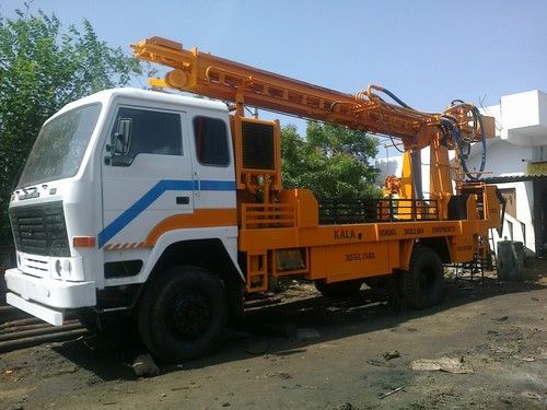 Truck Mounted Water Well Drilling Rig - High Grade Material, 61/2'' Dia Holes Up to 300 M Depth | Superior Drilling Capability, Robust Design