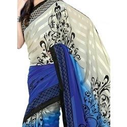 Crepe Georgette Printed Saree