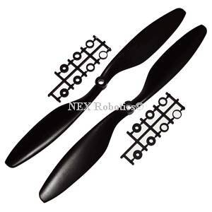 10x4.5 Inch (25x 11cm) Pusher And Puller Propeller Matched Pair