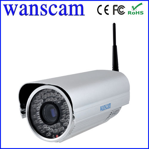 H.264 1/3 Sony CCD Outdoor Wifi One Way Audio Bullet Waterproof Camera